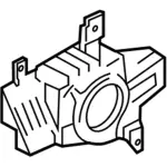 9L7Z18808A - Body: Woofer for Lincoln: Navigator Image