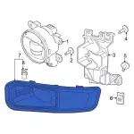 PC3Z17C754CA - : Fog Lamp Bezel for Ford Image