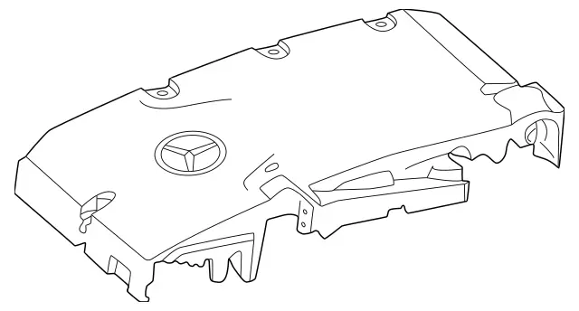 2742262800 - : Engine Cover for Mercedes-Benz: Sprinter 1500, Sprinter 2500 Image