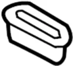 8087461U00 - Body: Plug for Infiniti Image