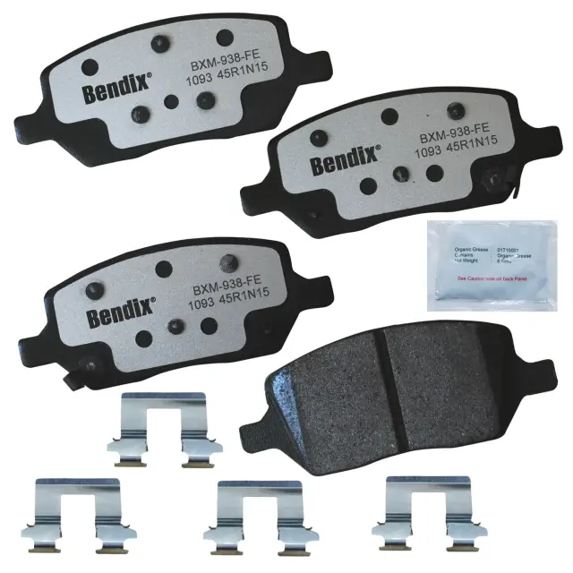 MKD1093FM - Brakes &amp; Brake Parts: BENDIX Fleet MetLok Brake Pad for BENDIX Image