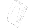 2479208100 - Rear Seat: Padding, Rr Seat Backrest for Mercedes-Benz: 180b, GLA250, GLA35 AMG, GLA45 AMG Image