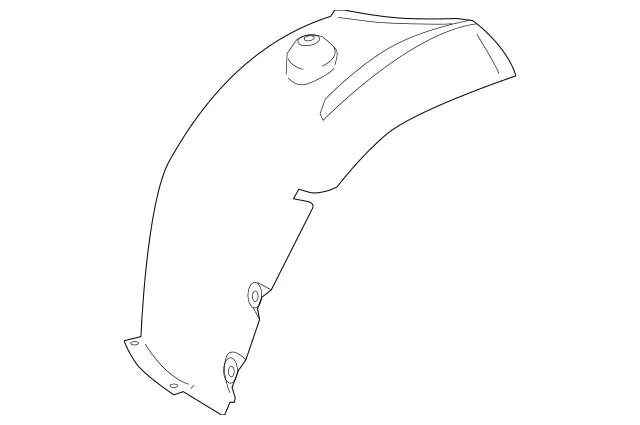 1716902630 - Body: Fender Liner for Mercedes-Benz Image