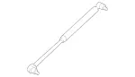 9808164 - : Hood Lift Support for Mercedes-Benz Image