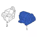 6S4Z10346A - Electrical: Alternator for Ford: Focus Image