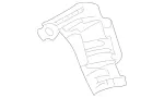 2036890216 - : Reinforcement for Mercedes-Benz: 180C, C230, C240, C280, C32 AMG, C320, C350, C55 AMG Image