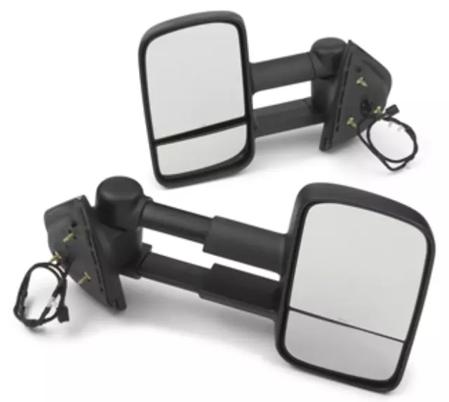 19202235 - Exterior: Outside Rear View Mirrors - Black for Chevrolet: Silverado 1500, Silverado 1500 Classic, Silverado 1500 HD Classic, Silverado 2500 HD, Silverado 2500 HD Classic, Silverado 3500 Classic, Silverado 3500 HD | GMC: Sierra 1500, Sierra 1500 Classic, Sierra 1500 HD, Sierra 1500 HD Classic, Sierra 2500, Sierra 2500 HD, Sierra 2500 HD Classic, Sierra 3500, Sierra 3500 Classic, Sierra 3500 HD Image