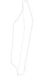 2577272700 - Front Doors: Trim Molding for Mercedes-Benz Image