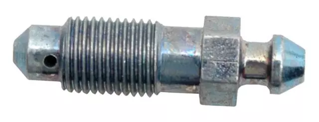 18K2377 - Brake: Front Brake Caliper Bleeder Screw for Audi: S6 | BMW: X6 | Cadillac: DeVille | Chevrolet: Avalanche, Avalanche 1500, Avalanche 2500, Express 3500, Malibu, Silverado 1500, Silverado 1500 Classic, Silverado 1500 HD Classic, Silverado 3500, Silverado 3500 HD, Suburban 1500, Suburban 2500 | Ford: Mustang | GMC: Sierra 1500, Sierra 3500, Sierra 3500 Classic, Sierra 3500 HD | Honda: Pilot | Toyota: Land Cruiser, Pickup | Volkswagen: Beetle, Corrado, Golf, Jetta, Passat Image