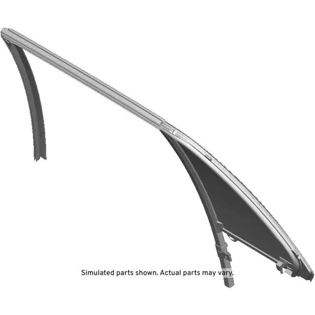 22743421 - : Passenger Side Rear Door Stationary Window for GM Image