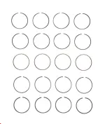 M34254STD - : Engine Piston Ring Set for Enginetech Image