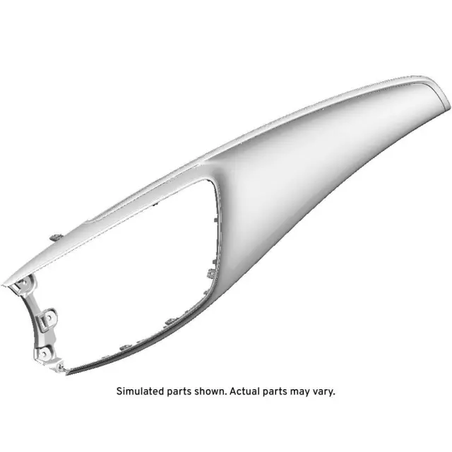 84293198 - : Cool Acute Wave Passenger Side Instrument Panel Lower Trim Plate Applique for GM Image