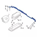 LB5Z78042D94C - : Head Air Bag for Ford: Explorer, Police Interceptor Utility Image