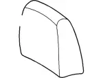 DA8Z74501A04BA - Body: Headrest Cover for Ford Image image