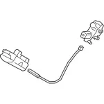 GD9Z54264A26J - Body: Latch Assembly for Lincoln: Continental Image