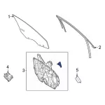 M1PZ7823209A - Body: Window Regulator for Ford: Bronco Sport, Maverick Image