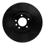 63311029R - : DFC Brake Rotor - Drilled and Slotted - Black for DYNAMIC FRICTION Image