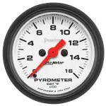 5744 - : GAUGE, PYROMETER (EGT), 2 1/16", 1600?F, DIGITAL STEPPER MOTOR, PHANTOM for AutoMeter Image