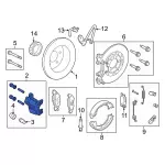 3W1Z2552CA - Brakes: Caliper for Ford: Crown Victoria | Lincoln: Town Car | Mercury: Grand Marquis, Marauder Image
