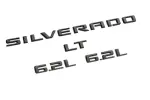 86539786 - Exterior: Silverado LT Trail Boss Emblems - Black for GM Image