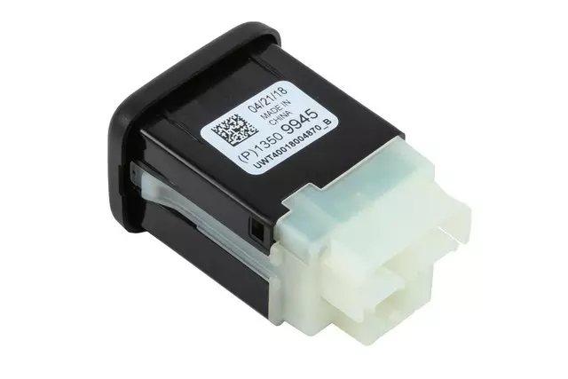 13509945 - : Jet Black Multimedia Receptacle for Cadillac: Escalade | Chevrolet: Colorado, Equinox, Suburban, Tahoe | GMC: Canyon, Terrain, Yukon, Yukon XL Image