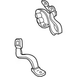 F87Z13611B60AAD - Electrical: Center Seat Belt for Ford: Ranger Image