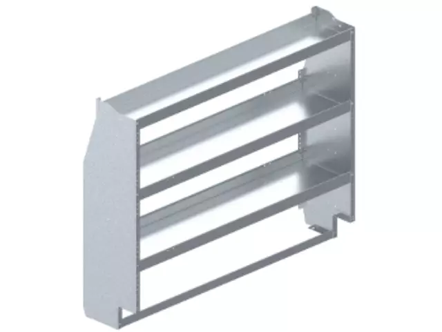 19432096 - Cargo Management: Cargo Area Premium Steel 3-Shelf Unit By for Chevrolet: Express 2500, Express 3500, Express 4500 | GMC: Savana 2500, Savana 3500, Savana 4500 Image