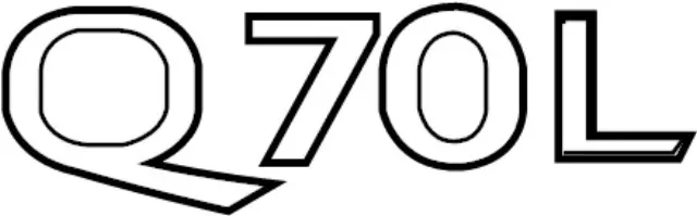 848903WG2C - Body: Nameplate for INFINITI: Q70L Image