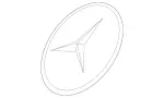 90681704165337 - : Emblem for Mercedes-Benz Image