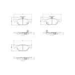 P49064N - : PRIME Ceramic Brake Pad Set for Brembo Image
