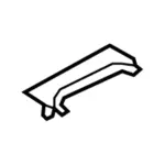 8A5Z54045A76AB - Body: Cup Holder Cover for Lincoln: MKS Image