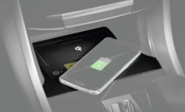 8U58TBA110A - Serviceable Components: Wireless Cell Phone Charger Attachment for Honda: Civic Image