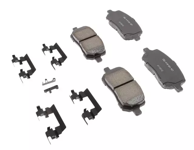 19428031 - Unclassified: Ceramic Front Disc Brake Pad Kit with Clips for GM Image