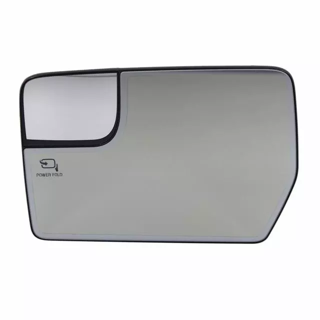 11 thru 14 F-150 OEM Ford LEFT DRIVER Heated Mirror Glass Only for Power Fold - Ford (BL3Z-17K707-F)