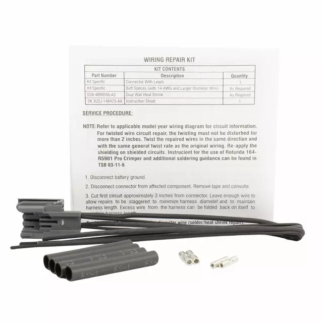 AU2Z14S411RB - : Wire Assembly for Ford Image