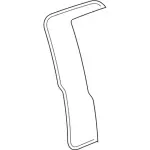 5W1Z54253A10AC - Body: Weather-strip On Body for Lincoln: Town Car Image