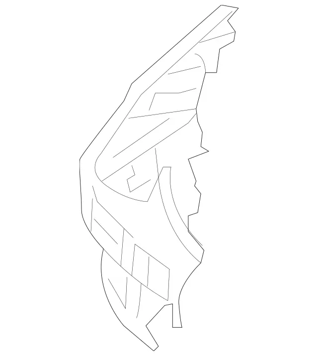 2198800452 - Body: Outer Reinforced for Mercedes-Benz Image