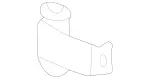 4635006972 - Chassis Sheet Metal/Air Intake: Line for Mercedes-Benz Image