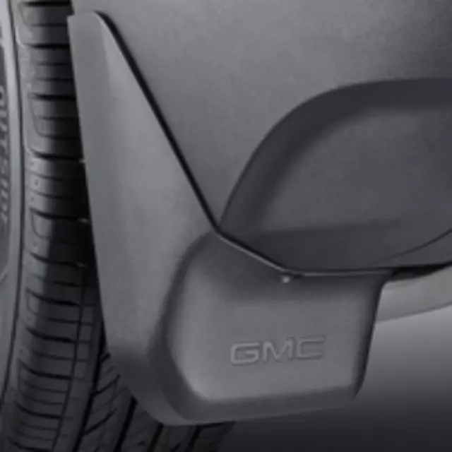 23354647 - : 2018-2023 GMC Terrain Rear Left &amp; Right Molded Mud Flaps Splash Guards Black for GM Image