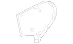 20591905228T92 - Body: Inner Cover for Mercedes-Benz Image