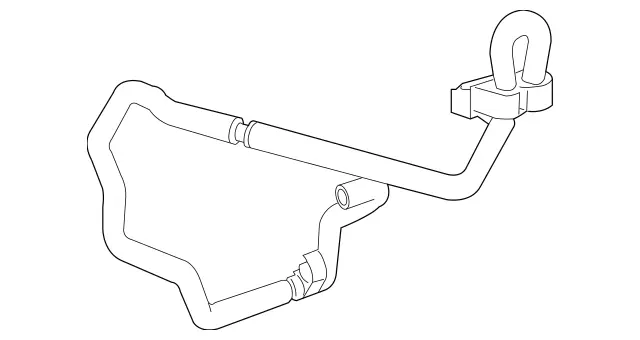 2139970100 - Springs, Suspension and Hydraulic Components: Suction Hose for Mercedes-Benz: CLS450, CLS53 AMG, E300, E350, E400, E43 AMG, E450, E53 AMG Image image