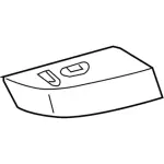 4C5Z14524BAA - Body: Switch Bezel for Ford Image