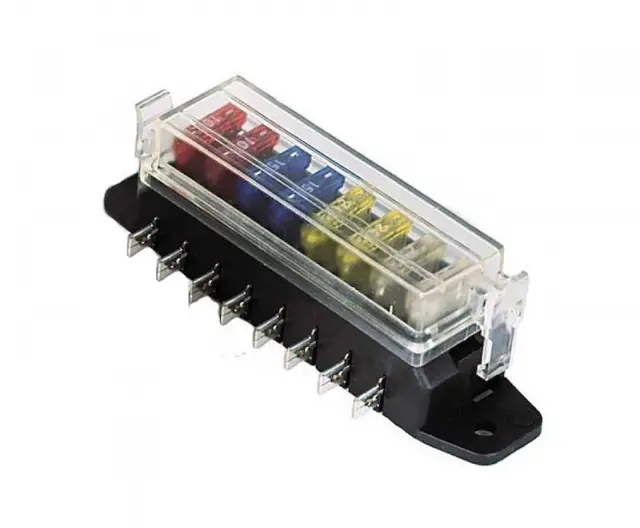 H84960111 - : Hella 8-Way Lateral Single Fuse Box for Hella Image