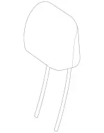 22197062507J95 - Body: Headrest for Mercedes-Benz Image