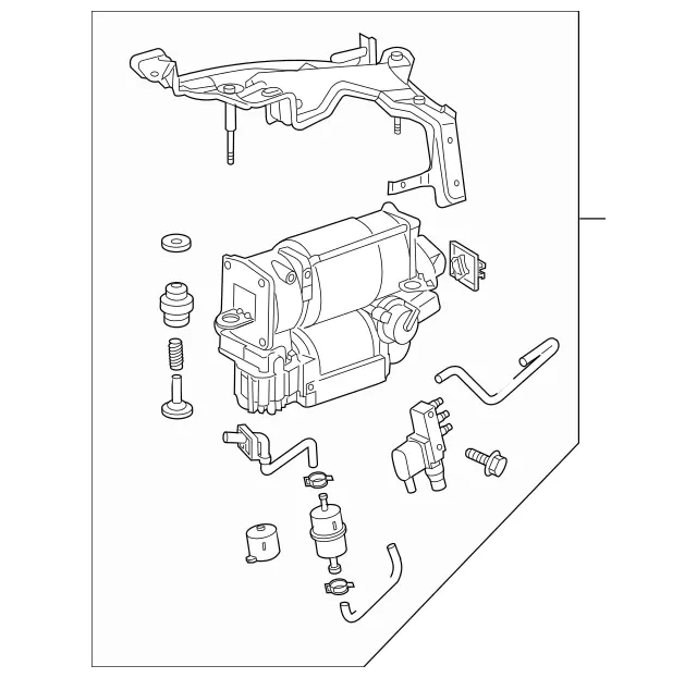 2113200304 - : Compressor for Mercedes-Benz: CLS500, CLS55 AMG, CLS550, CLS63 AMG, E320, E500, E55 AMG, S430, S55 AMG Image