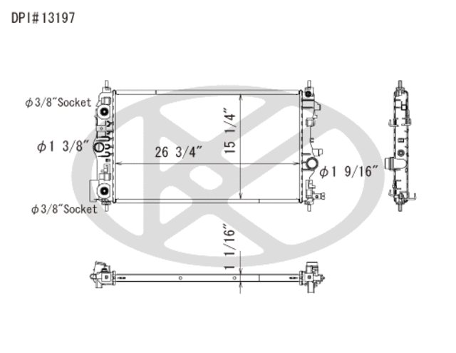 A13197 - : Koyorad Radiator for Koyo Image