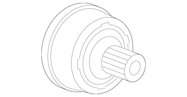 246360520164 - Front Axle: Fixed Joint for Mercedes-Benz: CLA250, GLA250 Image image