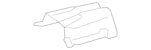 2036820671 - Exhaust System: Shielding for Mercedes-Benz: 180C, C230, C240, C280, C32 AMG, C320, C350, C55 AMG, CLK320, CLK350, CLK500, CLK55 AMG, CLK550, CLK63 AMG Image image