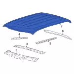 ML3Z1650202AA - Body: Roof Panel for Ford: F-150, F-150 Lightning Image