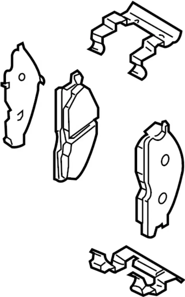 D1M609FE0A - : Brake Pads for INFINITI: QX56, QX80 Image
